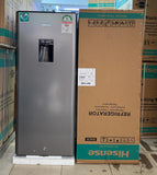 Hisense 176L Single-Door Fridge with Water Dispenser – Practical & Convenient.
