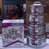 4PCS Matrix Hotpot Set – Insulated Food Warmers