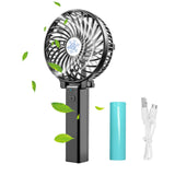 Rechargeable Handheld Fan 2000mAh – Portable 3-Speed Mini Fan