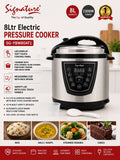 Signature 8L Electric Pressure Cooker – Multi-Function Smart Cooker