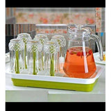 CLASSIC GLASS WATER JUG SET – 1.2L JUG & 6 GLASSES