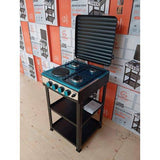 Eurochef 3 Gas + 1 Electric Table Top Cooker – 4 Burner Gas & Electric Stove