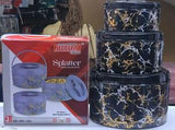 Designer Hotpot 3 pcs Set – Large Capacity Food Warmers.