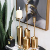 Luxury Gold Candle Holders – Elegant Metal Candlesticks for Home & Events