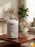 7PCS Marble Breakfast Set – Marble Tea Urn & Matching Mugs