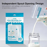 30pcs Breast Milk Freezer Storage Bags – 250ml Each