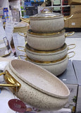 NSFE 9PCS Granite Coating Kitchen Cookware Set