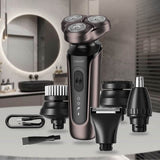5-in-1 Rechargeable Electric Shaver – Multi-Function Grooming Kit
