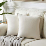 Soft Fibre-Filled Throw Pillow Cushion – 45×45 cm.