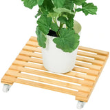 25×25cm Plant Roller Base Stand – Movable Flower Pot Trolley