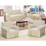 Jacquard Seat Covers – Flexible & Stylish 7-Seater Couch Covers .