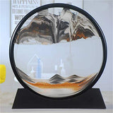 Moving Sand Scape Decor – Stress-Relief Glass Art (25×26 cm)