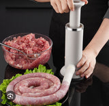 Manual Sausage Stuffer – 2.2lb Capacity | Stable Horizontal Design