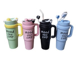 Stainless Steel 900ml Mood Thermo Cup – Black.