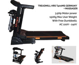 3.5HP Electric Treadmill with Auto-Incline, Massager & Accessories.