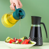 630ml Autoflip Oil & Condiment Jar – Drip-Free Glass Dispenser