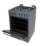 BJS 60x60 3 Gas + 1 Electric Standing Cooker – ELITE Series (Grey)