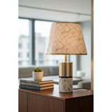 European Minimalist Marble Table Lamp – Elegant Living Room & Bedroom Lamp