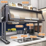 Mirror Over-the-Sink Dish Rack – Space-Saving & Practical.