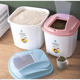 Plastic Cereal & Rice Storage Buckets – Airtight Food Storage Containers.
