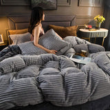 Luxury Velvet Duvet Set 6x7 – Soft, Warm & Elegant .