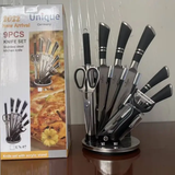 9-Piece Unique Kitchen Knife Set – Complete Cutting & Chopping Collection