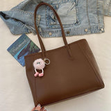 Brown Quality Leather Tote Bag – Elegant, Spacious & Stylish