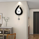 U-Shaped Wall Clock – Modern Decorative Wall Clock for Living Room, Bedroom & Office
