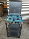 Eurochef Full Gas Standing Cooker with Shelves – Efficient & Spacious Cooking Solution
