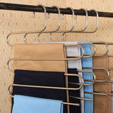 Space-Saving Heavy Stainless Steel Trouser Organizer – Multi-Purpose Hanger