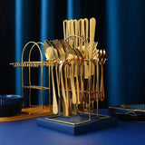 24PCS Stainless Steel Cutlery Set – Elegant Dining Essentials