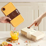 Household Silicone Ice Cube Maker – Press & Pour Ice Tray with Lid.