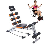 6-in-1 Home Gym Abdominal Trainer & Exercise Bench