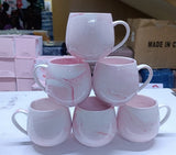 Pot-Like Ceramic Mug Set – 6 Cups