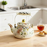 Elegant Enamel Kettle – Classy Stovetop Tea & Water Kettle for Stylish Kitchens