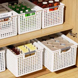 Multi-Purpose Plastic Storage Box Organizer – Kitchen, Wardrobe & Desktop Storage Basket