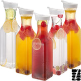 1.5L Juice Carafe with Airtight Lid – Fridge Drink Pitcher.