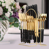 Marble Cutlery Set – Available in Black & White