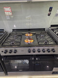 Mika 90×60 Standing Cooker – 4 Gas Burners + 2 Rapid Hot Plates with Electric Oven