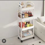 4-Tier Multifunctional Organizer Rack – Hard Plastic.