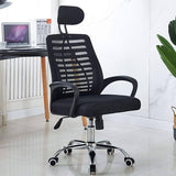 Secretarial Mesh Office Chair with Headrest – Ergonomic Desk Seating