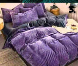 Weaver Brand Luxury Velvet Duvet Bedding Set – 6×7
