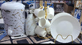 White Breakfast Set – 14 Piece Tea & Breakfast Serving Set