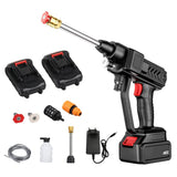 2‑Battery Car Washing Gun – Portable High‑Pressure Cleaner.
