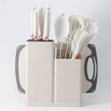 Original 19-Piece Silicone Kitchen Set – Spoons, Knives & Chopping Board
