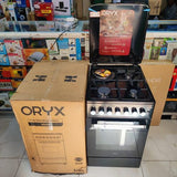 MIKA ORYX Standing Cooker – 50cm x 60cm, 4‑Burner Gas + Oven.