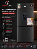 Smartpro 280L Refrigerator – Spacious & Efficient Home Fridge