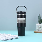900ml Stainless Steel Thermal Coffee Mug with Handle – Vacuum Insulated Flask