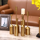 Luxury Gold Candle Holders – Elegant Metal Candlesticks for Home & Events