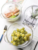 Signature High Borosilicate 3-Piece Glass Casserole Set with Lids – 0.7L, 1L & 1.5L